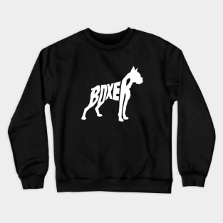 Boxer white Crewneck Sweatshirt